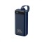 Acumulator Extern 30000 mAh, TU&amp;YA? 22.5 W, QuickCarge 3.0, Cu Lanterna, afisaj digital LED, Model TY73, Albastru