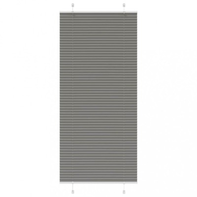 vidaXL Jaluzea plisată Antracit 85x200 cm Lățime țesătură 84,4 cm foto