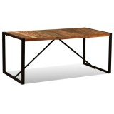 vidaXL Masă de bucătărie, 180 cm, lemn masiv reciclat,