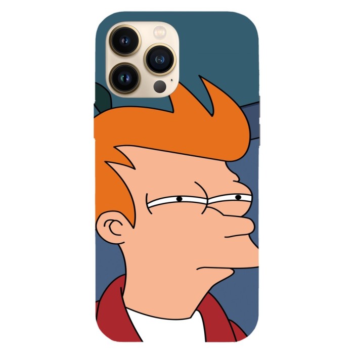 Husa compatibila cu Apple iPhone 13 Mini, Viceversa, model Phiolip Fry Futurama , Silicon, TPU