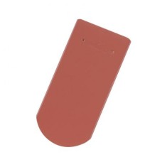 Tiglele ceramice Tondach Solzi cu taietura semicirculara rosu vin foto