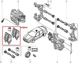 Placute frana spate Ford C-Max, Focus 2, Volvo C30, Renault, Renault Laguna 3, Opel Vectra C, Originale Renault 8671016711, Rapid