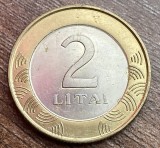 C50 - Moneda foarte veche - Lituania - 2 litai - 2002