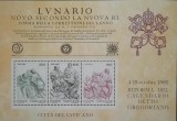 BC114, Vatican 1982, bloc arta, calendarul gregorian, Nestampilat