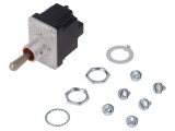Comutator basculant DPDT 6A/230VAC IP67