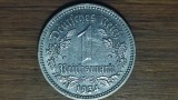 Germania nazista - moneda de colectie - 1 mark / reichsmark 1934 A - senzationala, foarte cautata ! calitate impecabila !