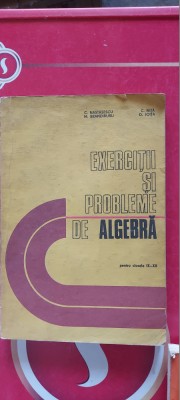 EXERCITII SI PROBLEME DE MATEMATICA CLASELE IX-XII NASTASESCU NITA JOITA foto