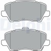 Placute frana Kia Picanto 3 (Ja), 1.0, 1.0 LPG, 1.0 T-GDI, 1.2, 1.2 MPI, punte fata, cu indicator uzura acustic, DELPHI