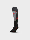 Șosete de schi Thermolite pentru bărbați - negre, 4F Sportswear