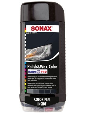 Lotiune pentru ceruit si lustruit Sonax negru + creion corector 500 ml Kft Auto foto