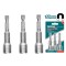 Set chei 1/4&rdquo; hex Total, 3 buc, diametru 10mm, lungime 65mm