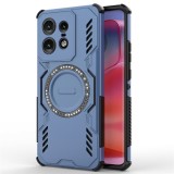 Husa Motorola Edge 50 Pro ArmorMag Case, Albastru, MagSafe, Protectie Camera, Anti-Alunecare
