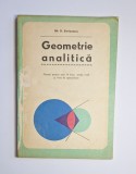 Geometrie analitică &ndash; Aut. Gh. D. Simionescu, Ed. Didactică și Pedagogică, București, 1973