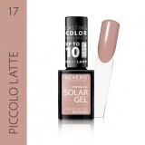 Lac de unghii Solar Gel, Revers, 12 ml, nude, nr 17, piccolo latte