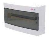Carcasă Albă IP40 pentru Aparatură Modulară 18 Module ABS