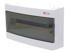 Carcasă Albă IP40 pentru Aparatură Modulară 18 Module ABS