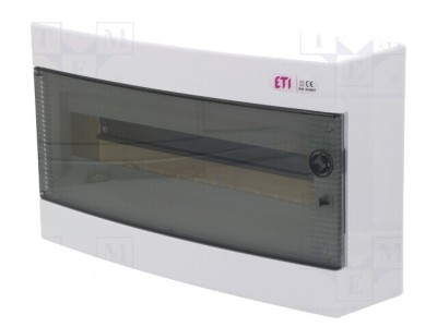 Carcasă Albă IP40 pentru Aparatură Modulară 18 Module ABS foto