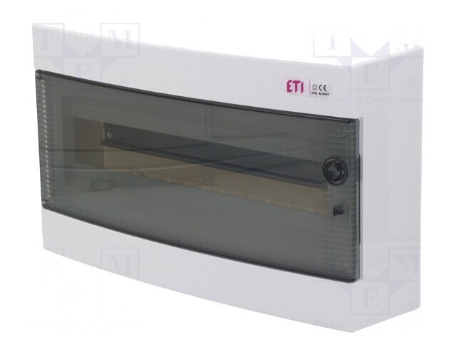 Carcasă Albă IP40 pentru Aparatură Modulară 18 Module ABS