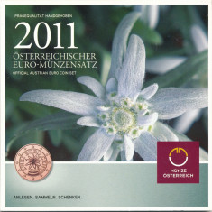 Austria 2011 - Set complet de euro bancar de la 1 cent la 2 euro