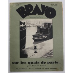 BRAVO , LE MENSUEL DE PARIS , SUR LES QUAIS DE PARIS ..., FEVRIER , 1932