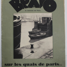 BRAVO , LE MENSUEL DE PARIS , SUR LES QUAIS DE PARIS ..., FEVRIER , 1932
