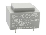 Transformator &icirc;ncapsulat 1,5VA 230V 6V 250mA PCB