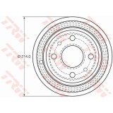 Tambur frana Trw DB4398, parte montare : Punte spate