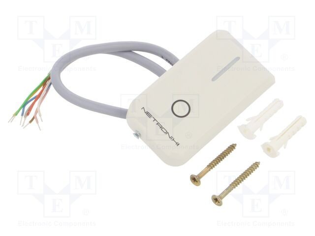 Cititor RFID Modbus RTU 8&divide;15V cu antenă OSDP și buzer NETRONIX