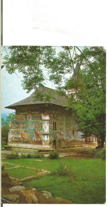 carte postala -SUCEAVA-Biserica Voronet