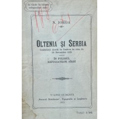 N.Iorga, Oltenia şi Serbia