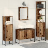 vidaXL Set Mobilier Baie de 4 Piese Lemn Vechi Lemn Prelucrat