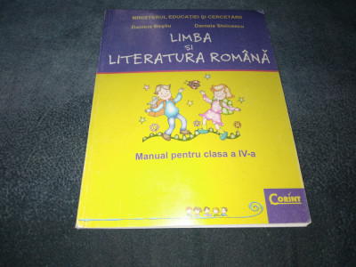 DANIELA BESLIU LIMBA SI LITERATURA ROMANA MANUAL PENTRU CLASA A IV A CORINT foto