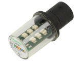Lampă LED galbenă 24V BA15D