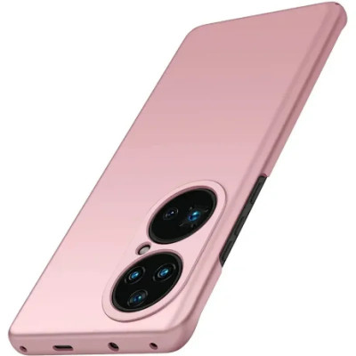 Husa Cover Silicon Slim Mat Pentru Huawei P50 Bulk Roz foto