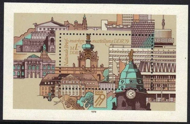 C4547 - Germania DDR 1979 - Expozitia filatelica bloc neuzat,perfecta stare