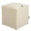 TABURET BOX - IMITATIE PIELE - CORP CREM/CAPAC DIVERSE CULORI - Albastru 21898