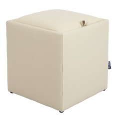 TABURET BOX - IMITATIE PIELE - CORP CREM/CAPAC DIVERSE CULORI - Visiniu 21902 foto