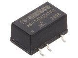 Convertor DC/DC 1W, 3,3V, montare SMT, izolație 3kV