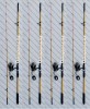 SET 4 Lansete PROFL DUAL FORCE tip Feeder 2,70m + 4 Mulinete SAIMINO X4000, Lansete Feeder si Piker, Baracuda