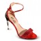PDS69-3 Sandale elegante cu toc oglinda