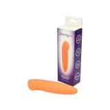Vibrator LovingJoy - Mini G-Spot Orange, pentru stimulare interna si externa, 12.5 cm