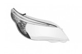 Geamul drept al farului cu spranceana LED si garnitura cromata, potrivit pentru BMW Seria 5 E60 sedan LCI, E61 touring LCI 2007-2010 versiunea 2 Perfo