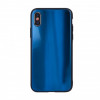Husa Silicon Glass AURORA Apple iPhone 11 Pro Albastru