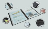 Cumpara ieftin Mapa documente A4 plastic negru 24 folii Rapesco