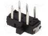 Intrerupator glisant, 2 pozitii, SP3T, ON-ON-ON, KNITTER-SWITCH - MMP 221 -R