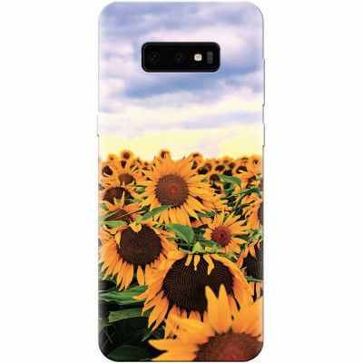 Husa silicon pentru Samsung Galaxy S10 Lite, Sunflowers foto