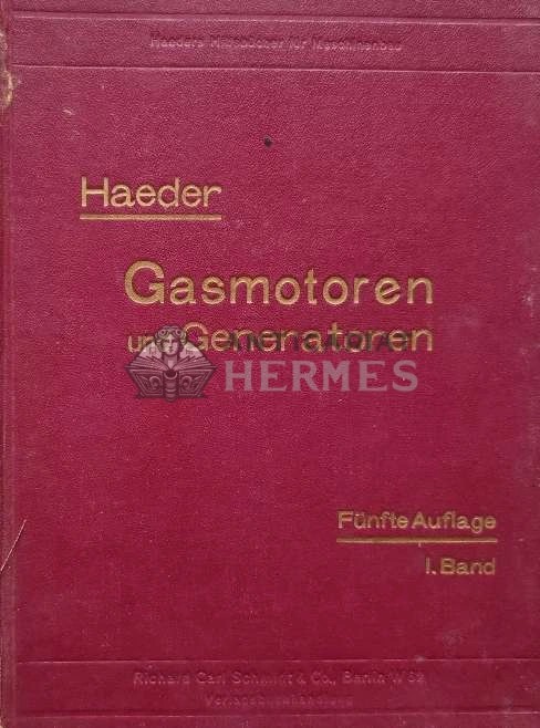 Gasmotoren und Generatoren - 1926 - Haeder (AH7)