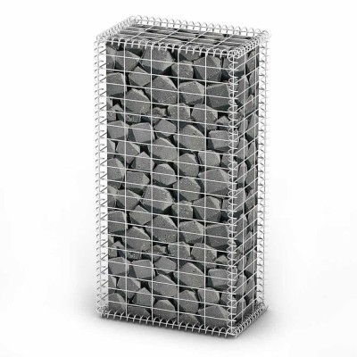 Cos gabion cu capace, sarma galvanizata, 100 x 50 x 30 cm foto