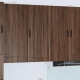 vidaXL Dulap suspendat de bucătărie Stejar &icirc;nchis 50 x 31 x 100 cm 885132