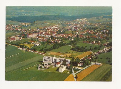 SH1-Carte Postala-ELVETIA , Flugaufnahme ,Circulata foto